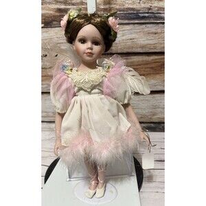 Vintage Ballerina Porcelain Fairy Doll 16” Ashley Belle
